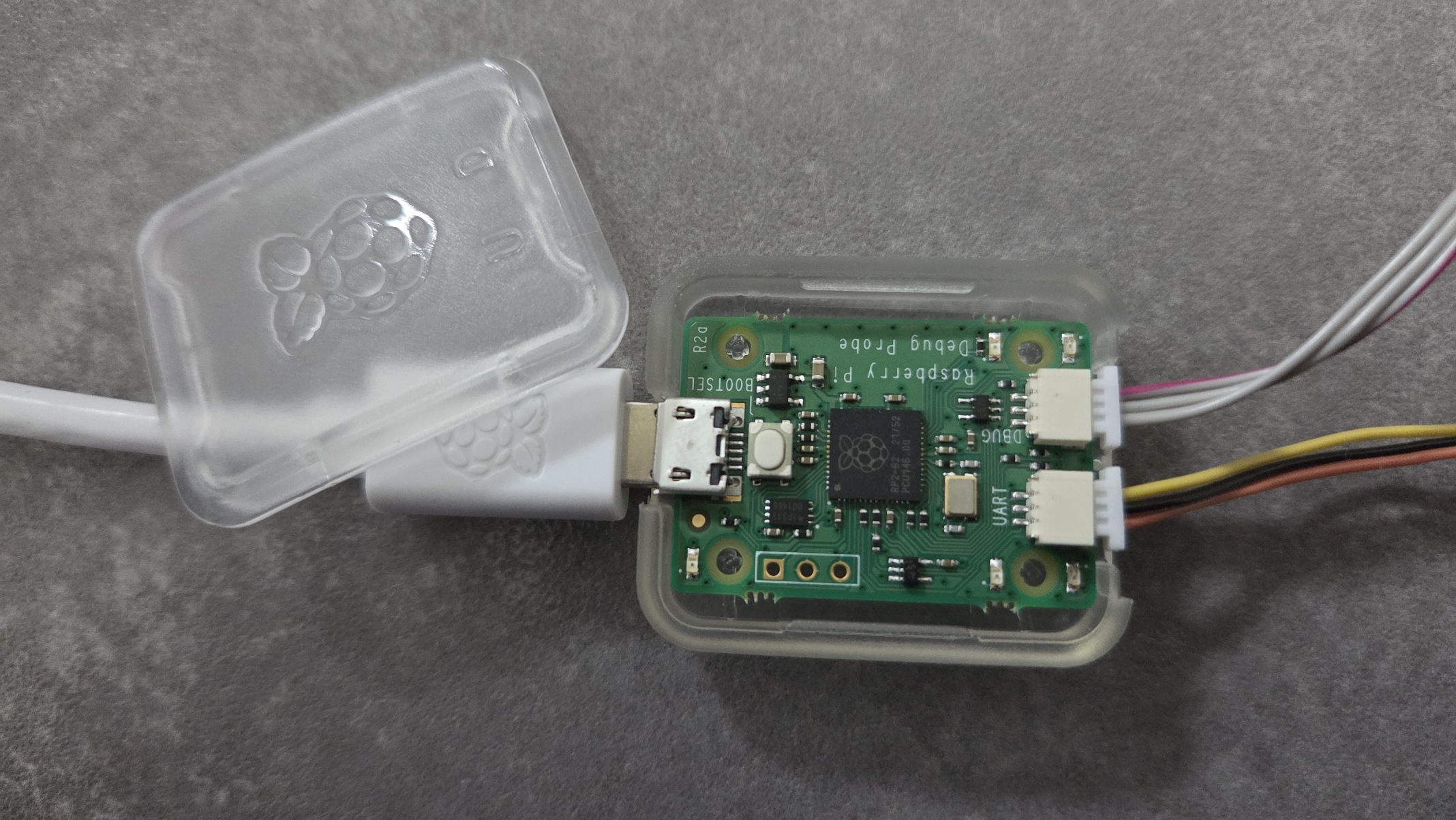 Opened Raspberry Pi Debug Probe to start it in BOOTSEL mode