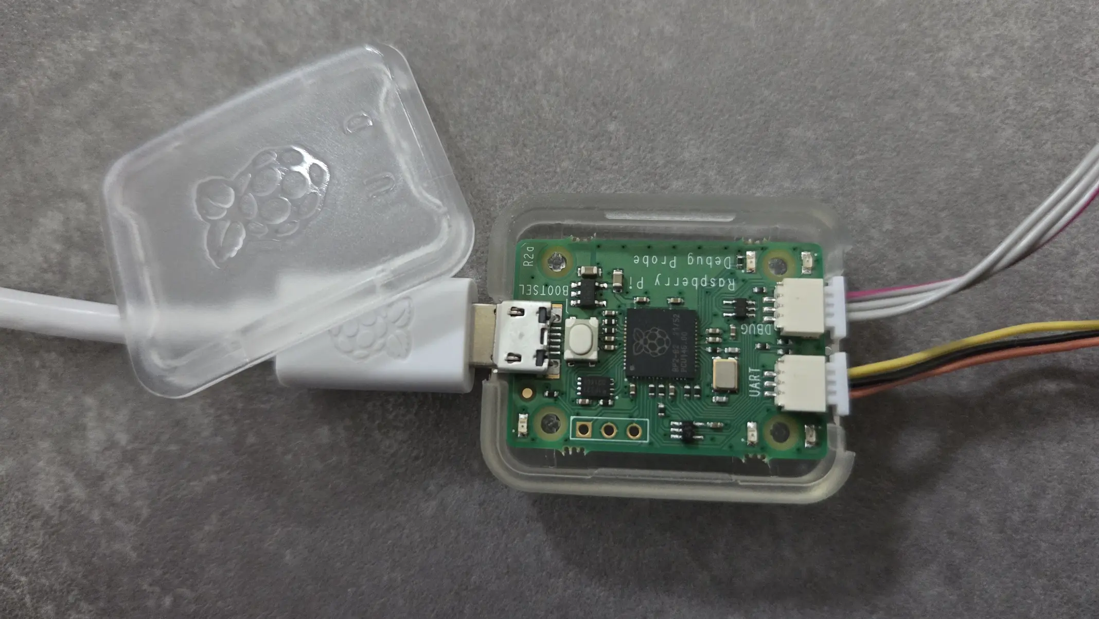 Opened Raspberry Pi Debug Probe to start it in BOOTSEL mode